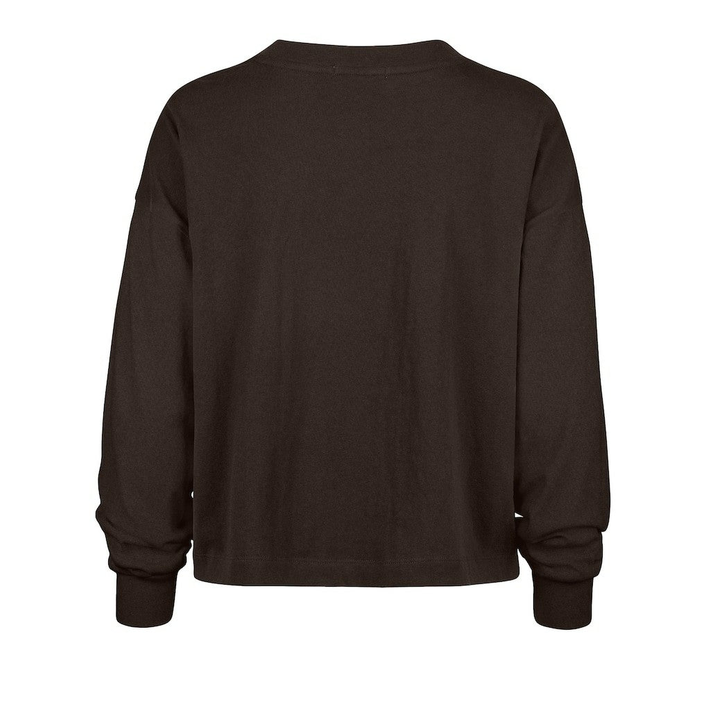 Cleveland Browns '47 Women's Outreach City Oversized Long Sleeve T-Shirt - Brown for sale