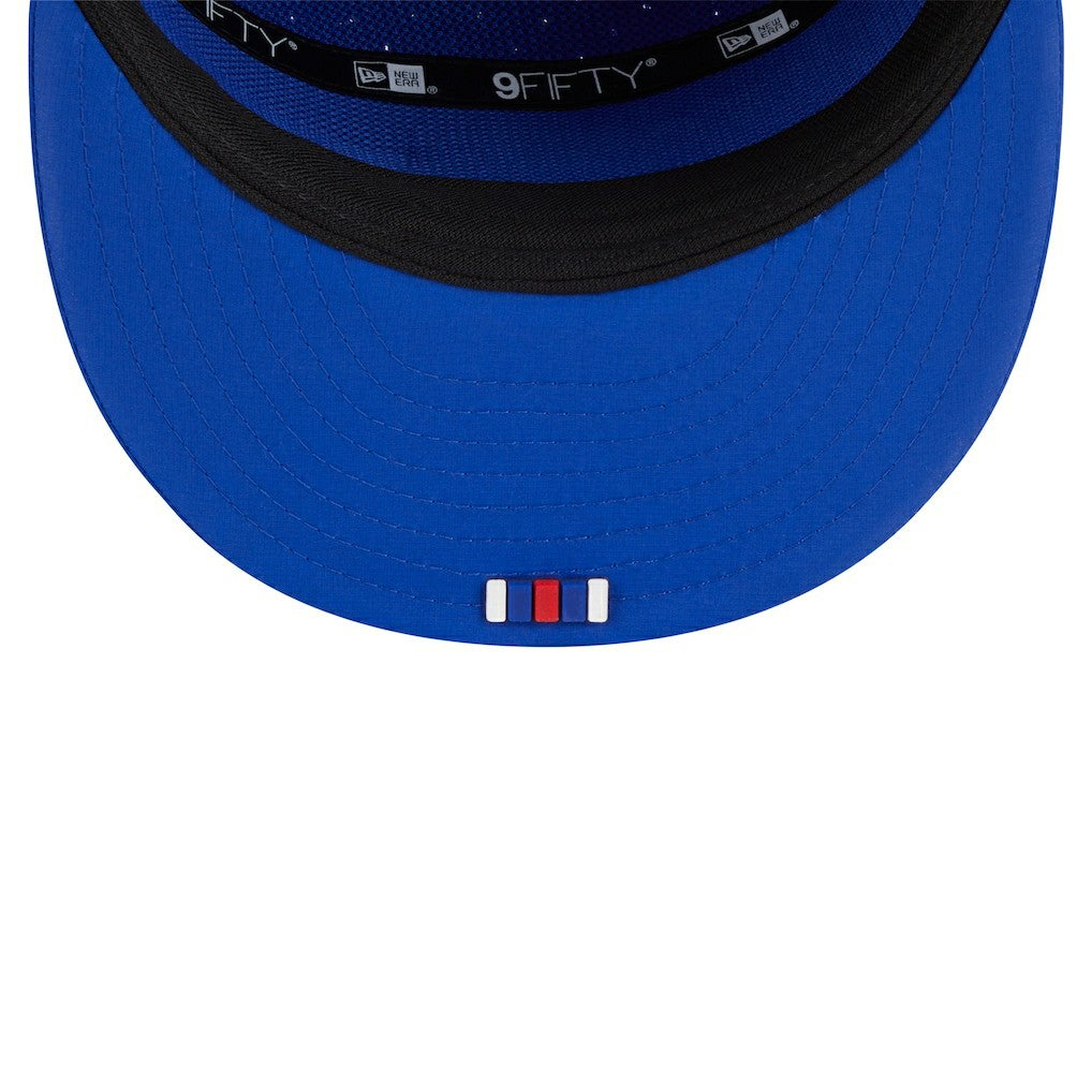 Buffalo Bills New Era 2025 Sideline Split Panel 9FIFTY Snapback Hat - Royal sale