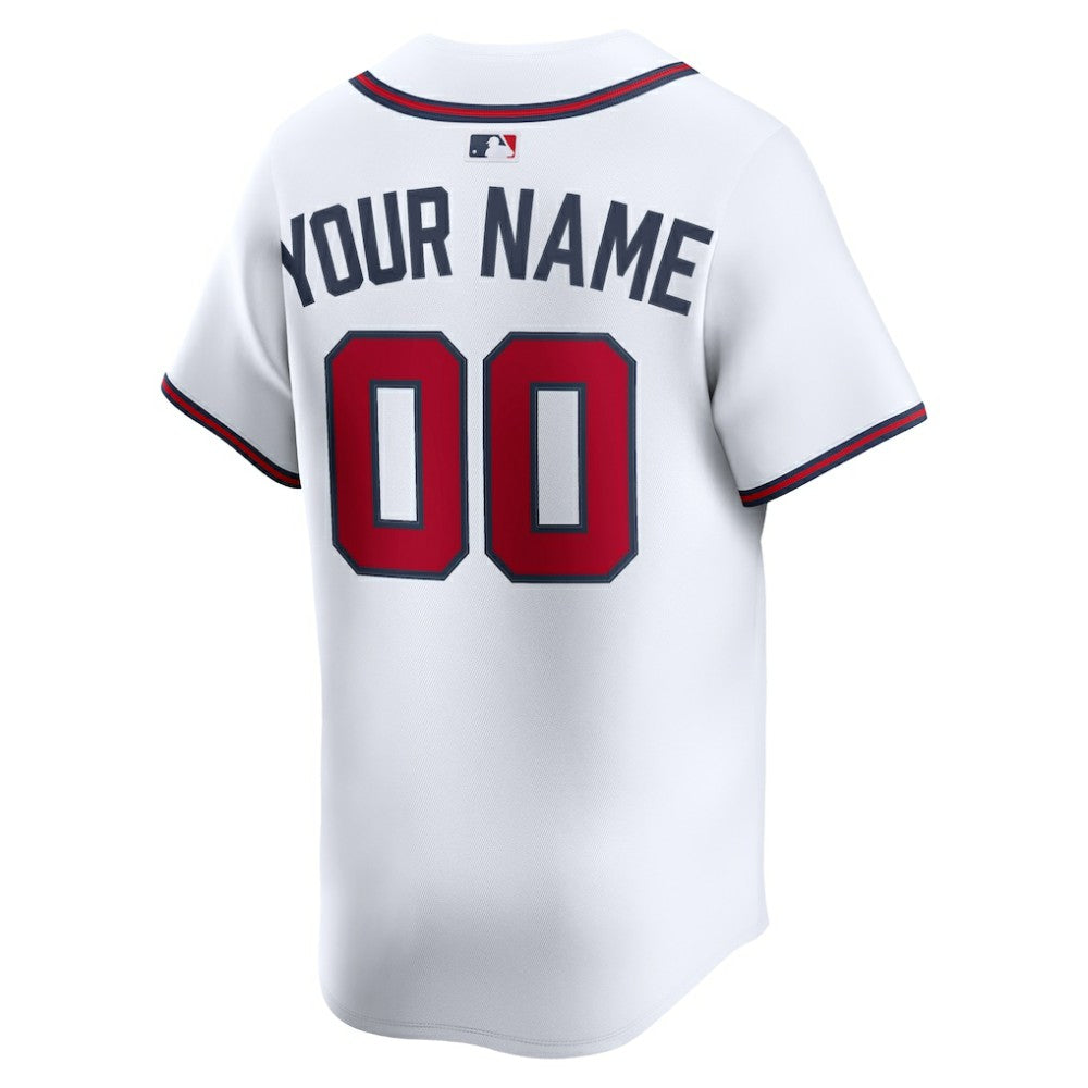 Atlanta Braves Home Limited Custom Jersey - White | Nike