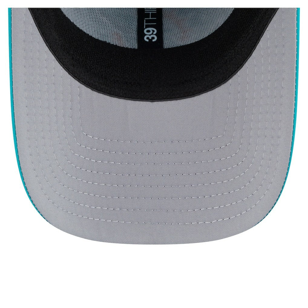 Miami Dolphins New Era Perforated 39THIRTY Flex Hat - Aqua sale