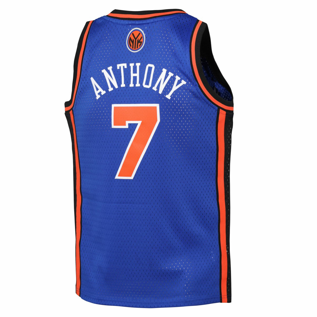 Carmelo Anthony New York Knicks Youth 2010/11 Hardwood Classics Swingman Jersey - Blue | Mitchell & Ness for sale