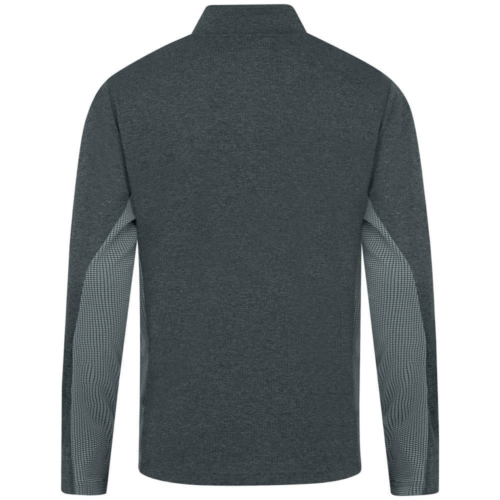 New York Mets Levelwear Waffle Insignia 2.0 Quarter-Zip Pullover - Heather Black