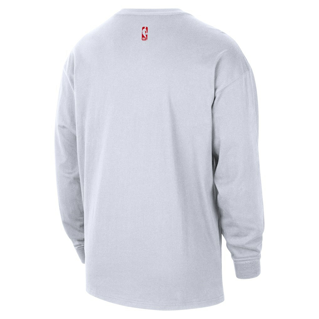 Houston Rockets 2025/26 City Edition Remix Essential Logo Long Sleeve T-Shirt sale - White | Nike online