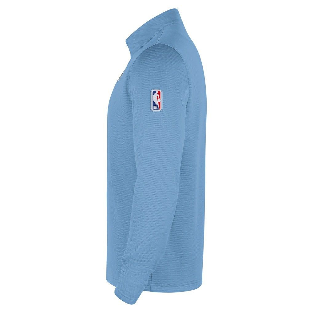 Memphis Grizzlies 2025/26 City Edition Remix Authentic Coaches Dri-FIT Half-Zip Top - Light Blue | Nike for sale