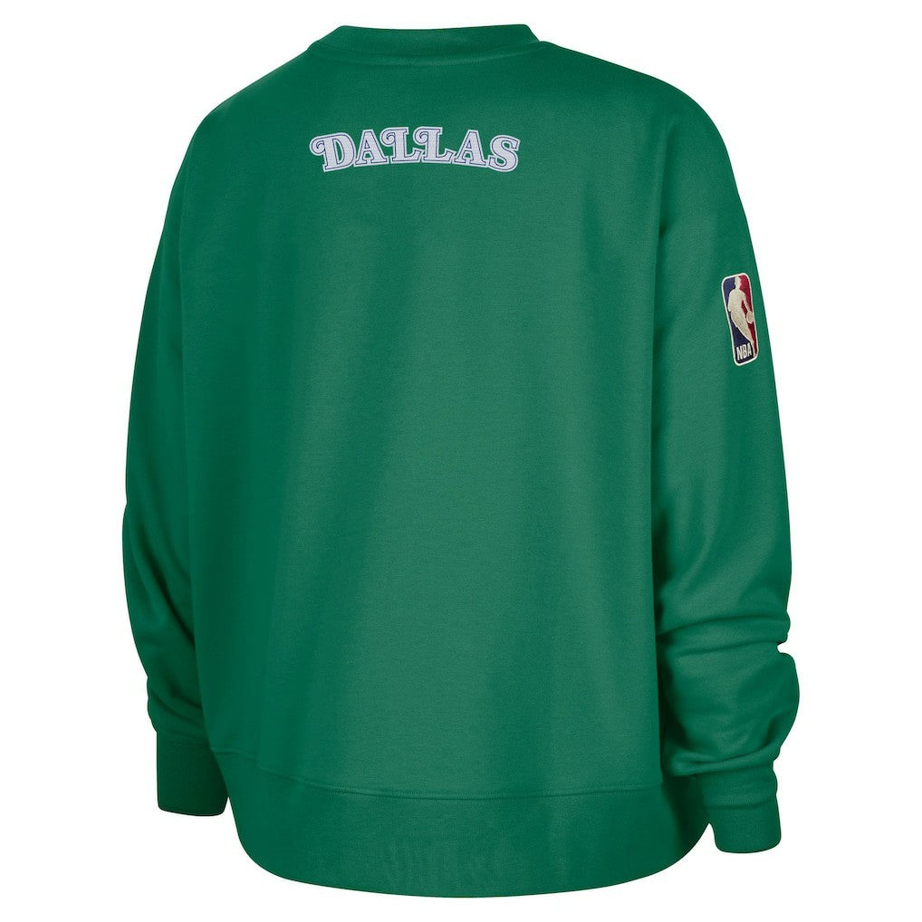 Dallas Mavericks Women's Classic Edition Hardwood Classics Premium Phoenix Fleece Sweatshirt sale - Green | Nike sale