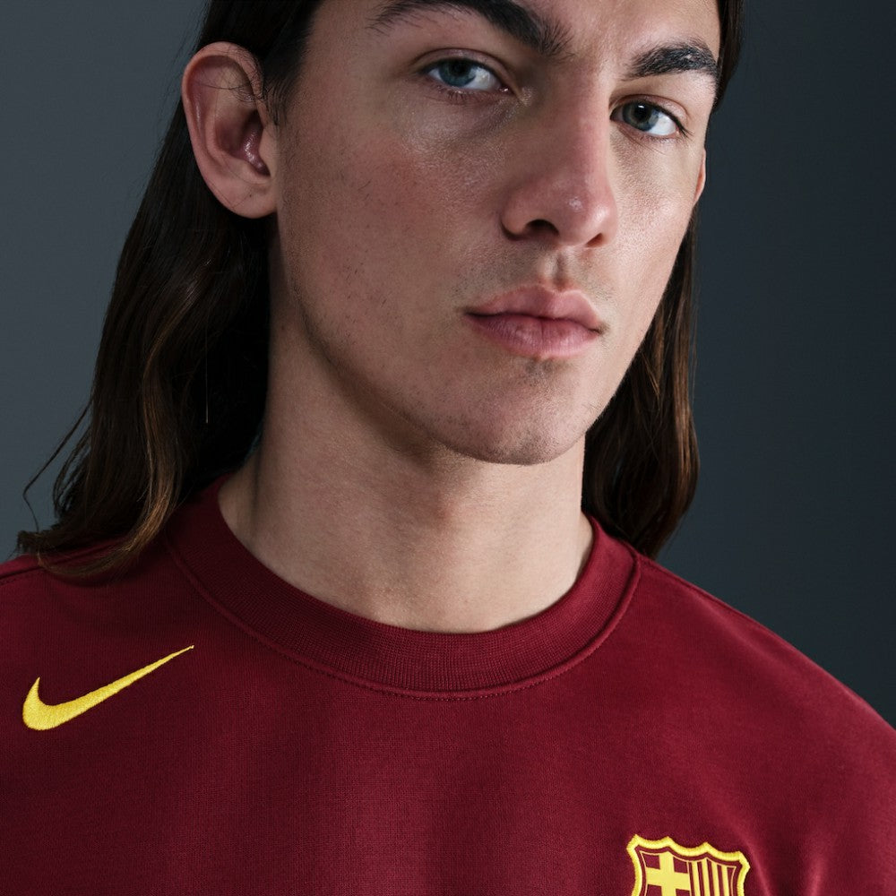 Barcelona Special Edition Club Fleece Sweatshirt - Red | Nike on sale