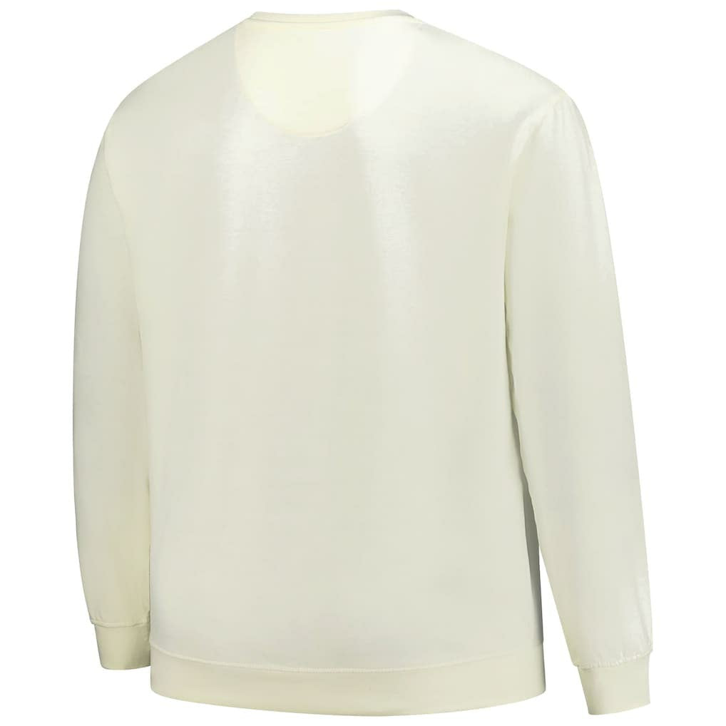 Buffalo Bills Profile Big & Tall Fleece Sweatshirt - Cream discount