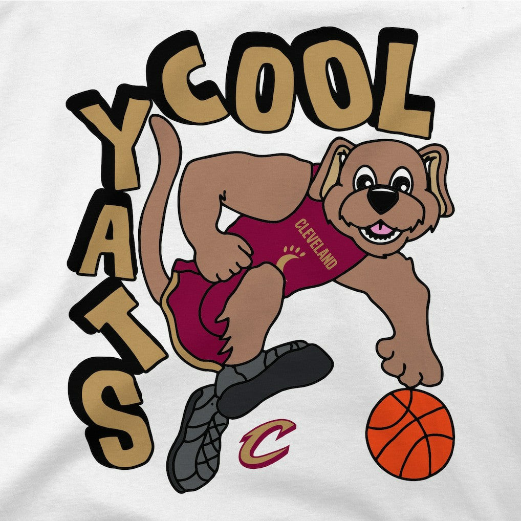 Cleveland Cavaliers Stadium Essentials NBA x Staycool Mascot Oversized T-Shirt sale - White shop