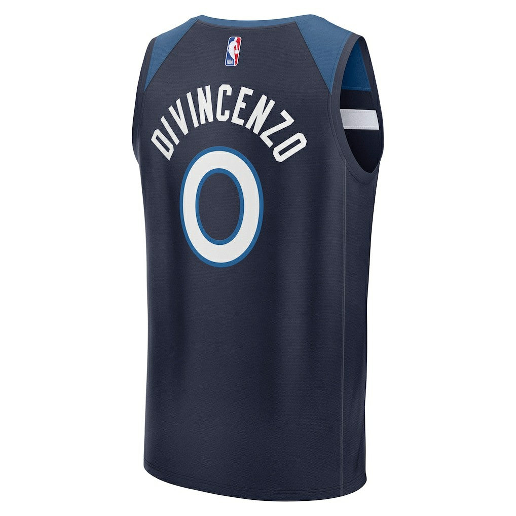 Donte DiVincenzo Minnesota Timberwolves Fast Break Replica Player Jersey - Icon Edition - Navy | Fanatics sale