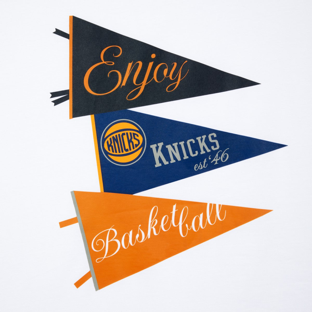 Enjoy Basketball x New York Knicks Unisex Hoop Enthusiast Capsule Collection T-Shirt - White sale