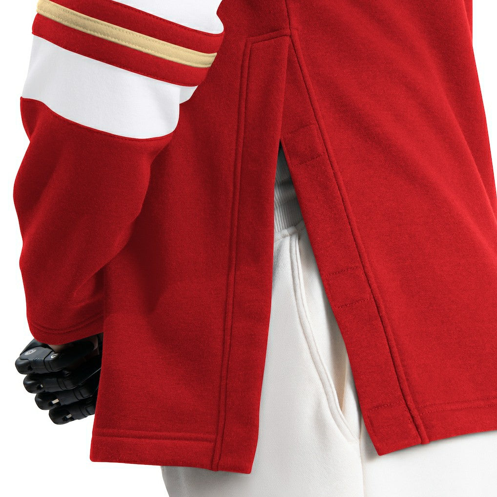 San Francisco 49ers G-III Sports by Carl Banks Adaptive Lord Stanley Crewneck Sweatshirt - Scarlet for sale