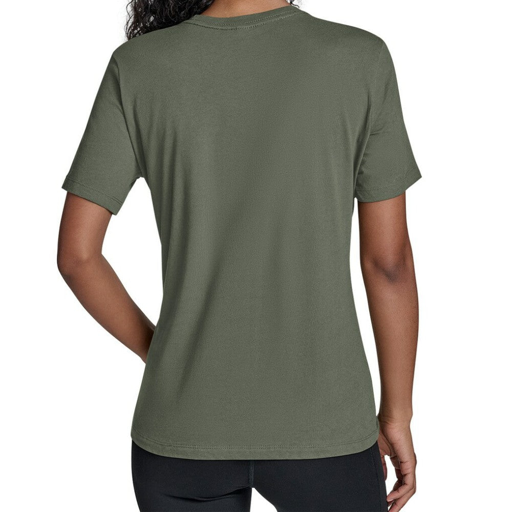 Athletics Starter Women's Groovy Script Team Fitted T-Shirt - Green