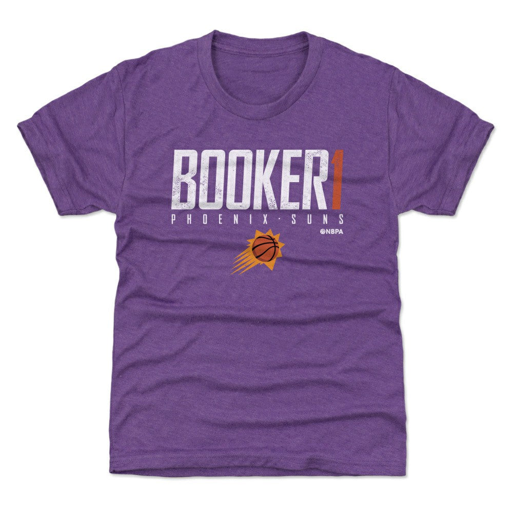 Devin Booker Phoenix Suns 500 Level Youth Elite T-Shirt - Heather Purple online