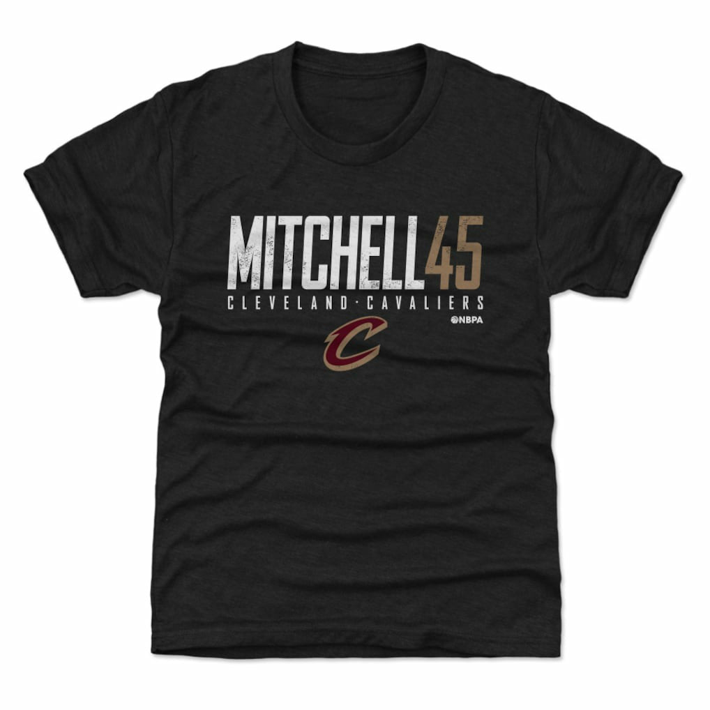 Donovan Mitchell Cleveland Cavaliers 500 Level Youth Elite T-Shirt sale - Black shop
