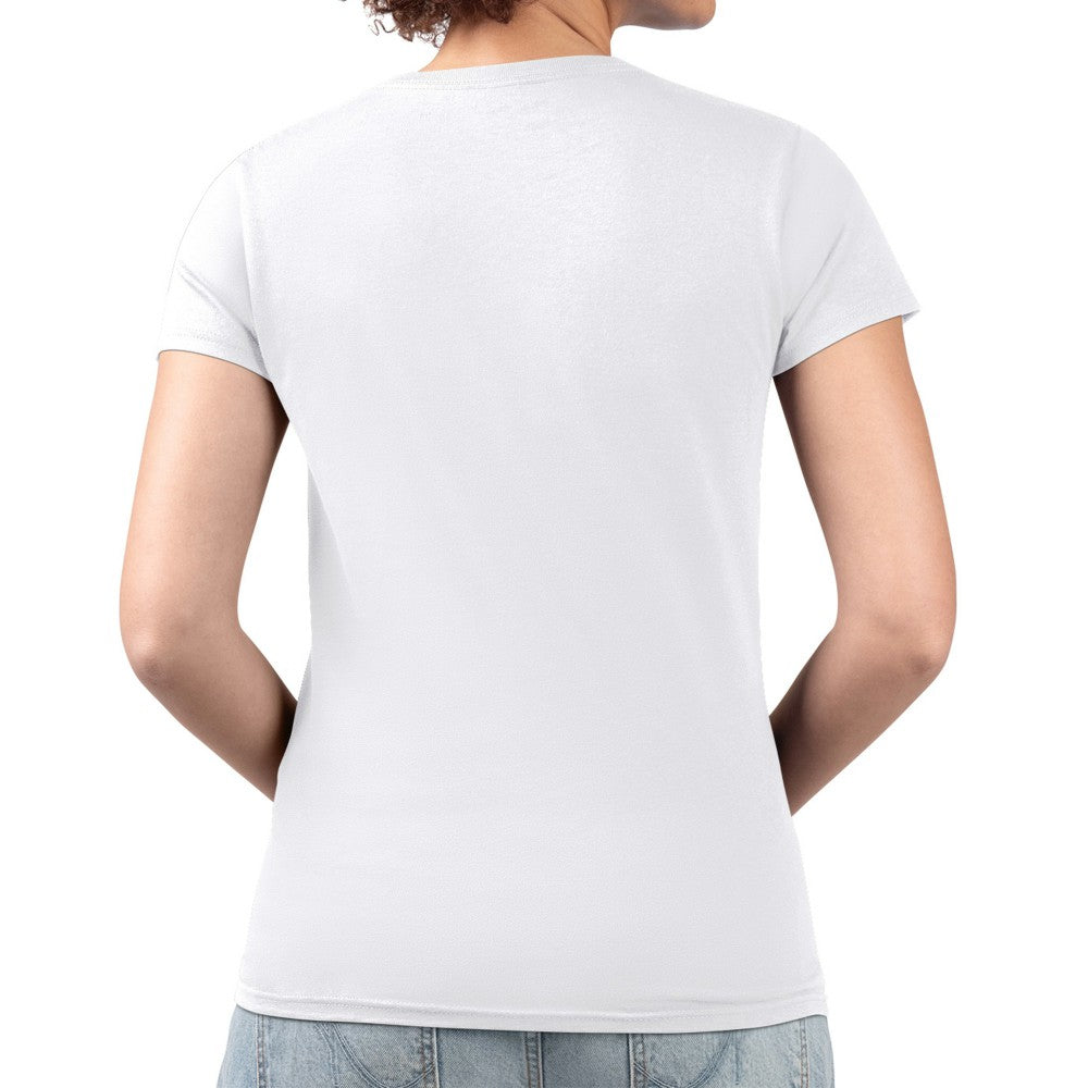 Kansas City Royals G-III 4Her by Carl Banks Women's Super-Slim Fit Lightweight Retro Roses V-Neck T-Shirt - White