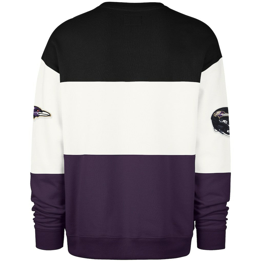 Baltimore Ravens '47 Breeze Maximalist Sweatshirt - Black/Purple cheap