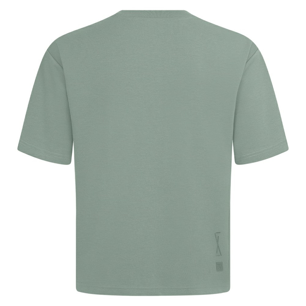 Seattle Mariners Levelwear Crossway Oversized Luxe Signature Knit T-Shirt - Green