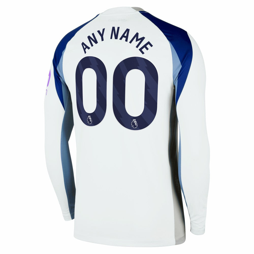 Tottenham Hotspur 2025/26 Home Replica Long Sleeve Custom Jersey - White | Nike shop