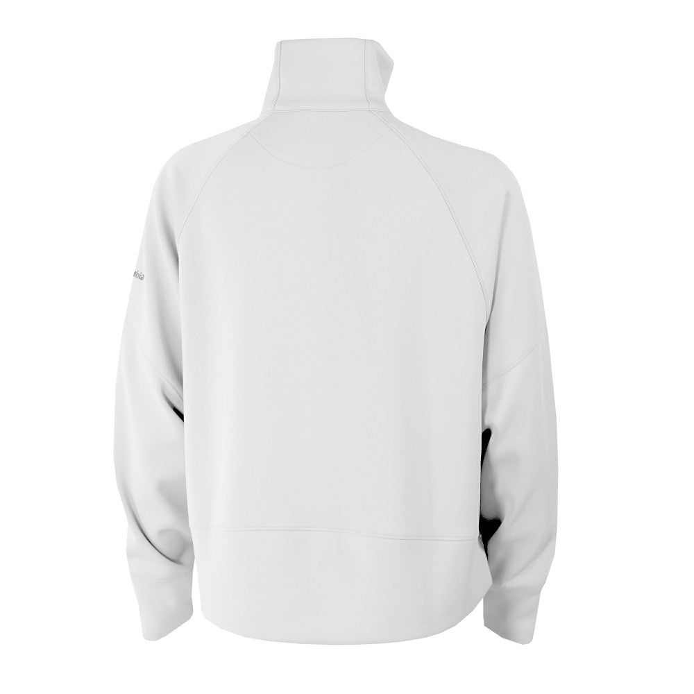 New York Mets Women's Wickhams Hills Raglan Omni-Wick Quarter-Zip Pullover - White | Columbia