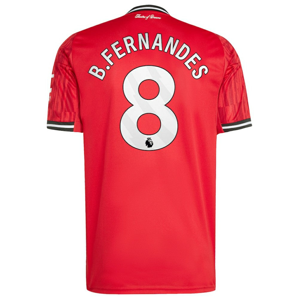 Bruno Fernandes Manchester United Home 2025/26 Replica Player Jersey - Red | Adidas on sale
