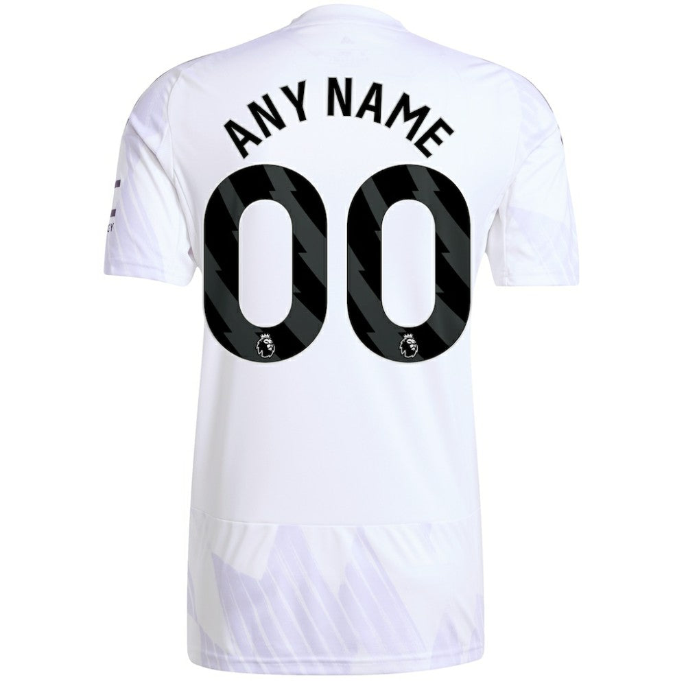 Manchester United 2025/26 Away Replica Custom Jersey - White | Adidas shop
