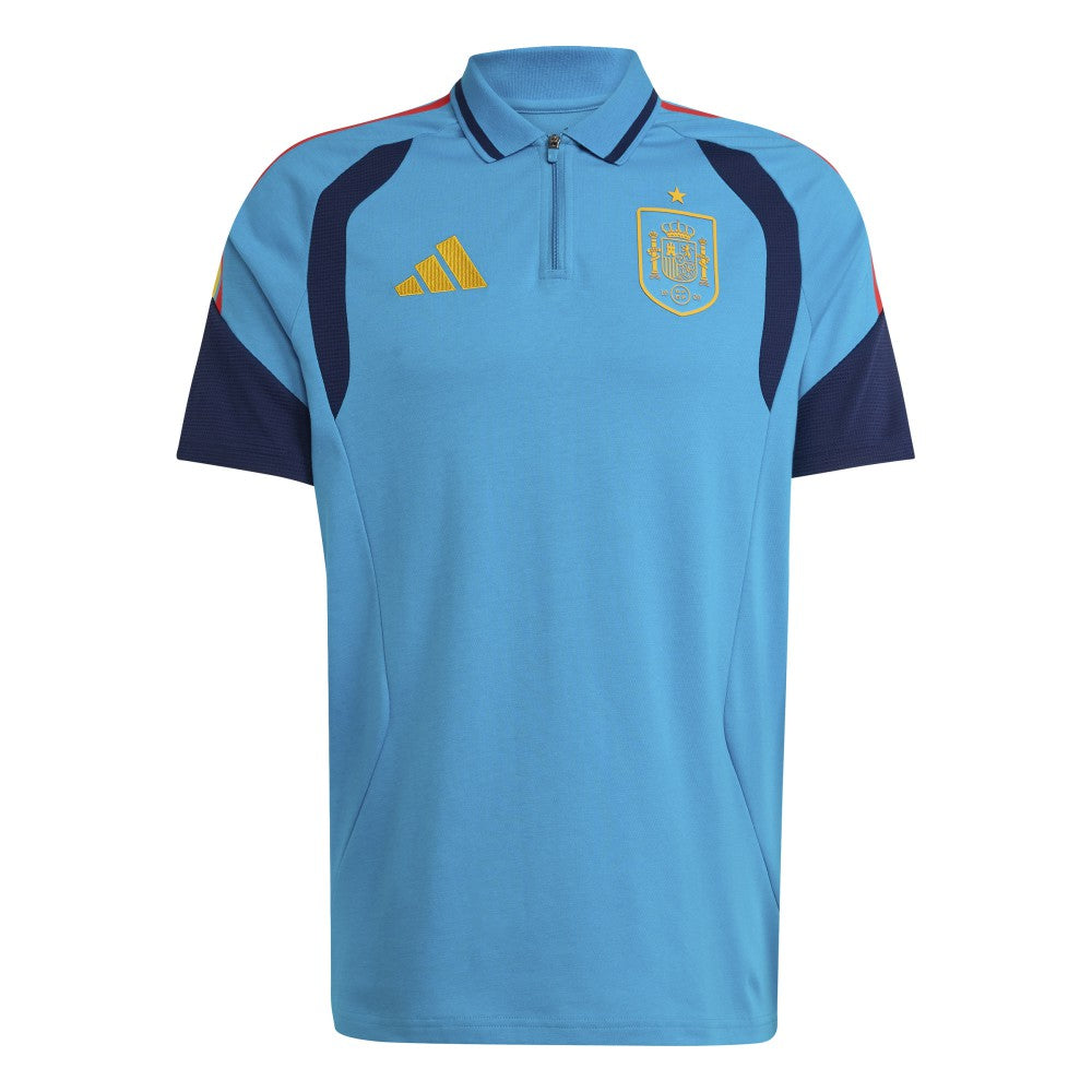 Spain National Team 2026 Tiro Training Polo - Turquoise | Adidas online