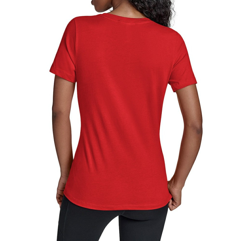 St. Louis Cardinals Starter Women's Fireworks V-Neck T-Shirt - Red