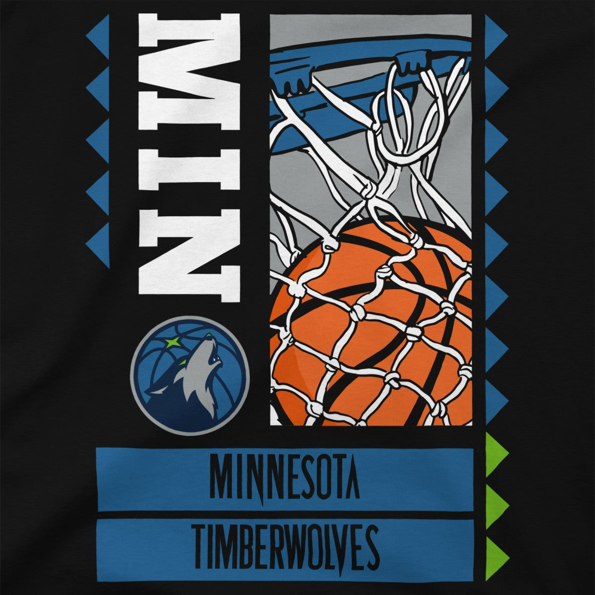 Minnesota Timberwolves Stadium Essentials Ballin T-Shirt - Black cheap