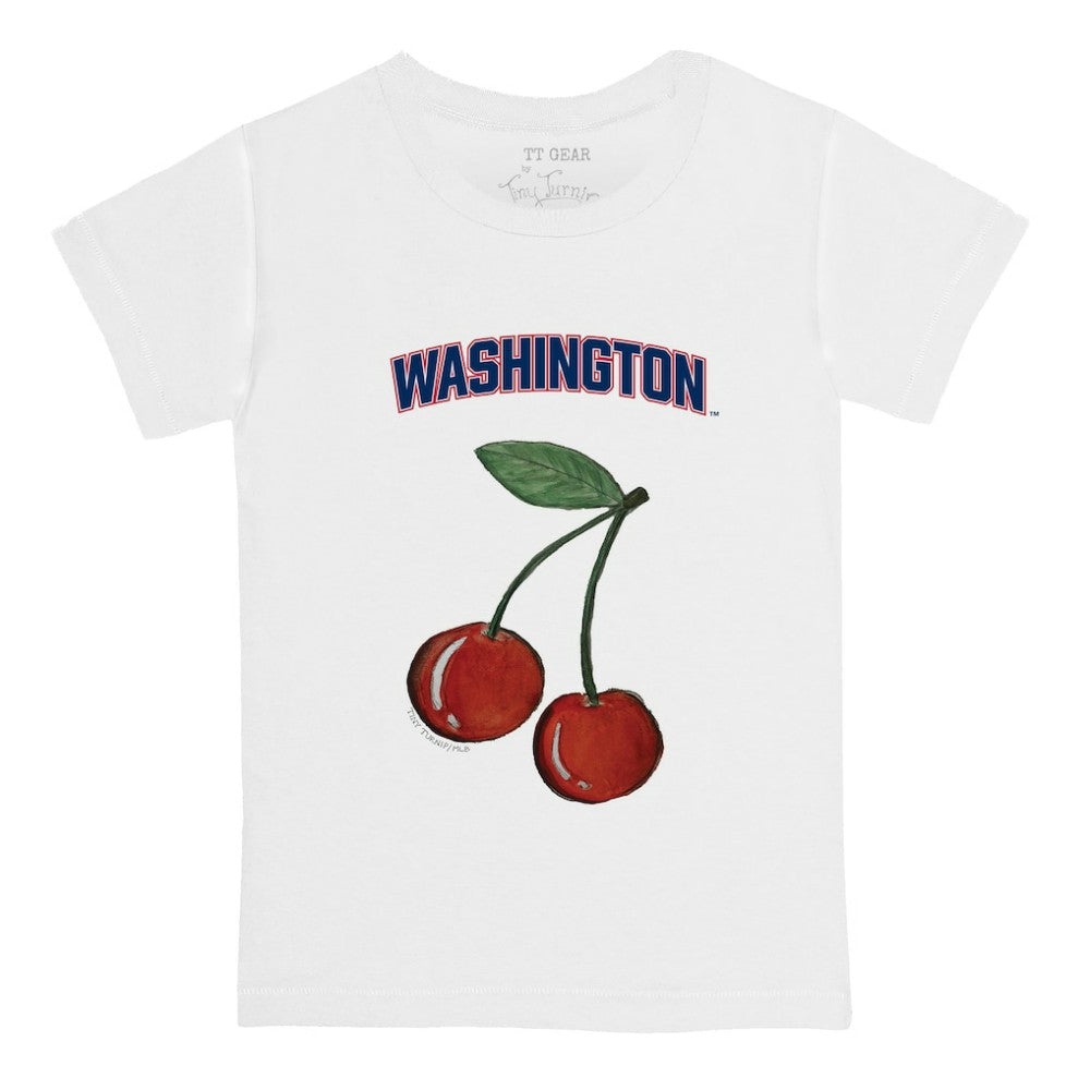 Washington Nationals Tiny Turnip Youth Cherries T-Shirt - White