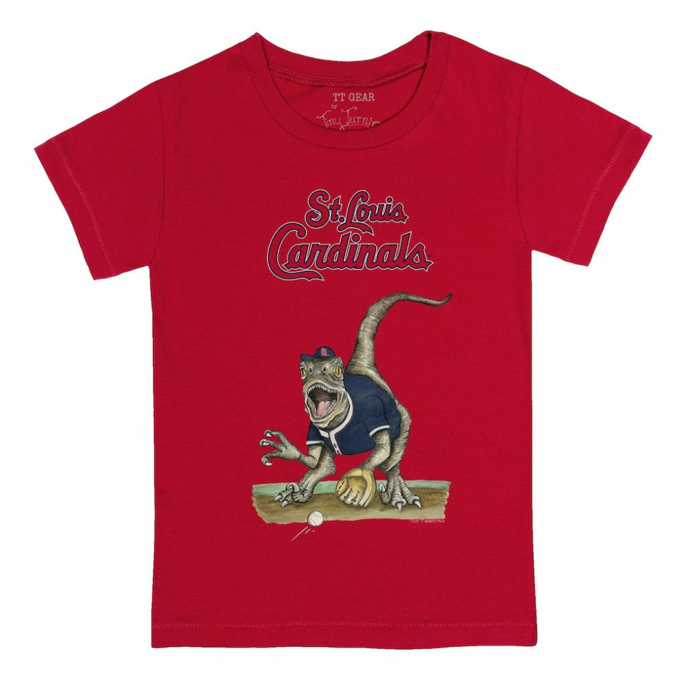 St. Louis Cardinals Tiny Turnip Youth Velociraptor T-Shirt - Red