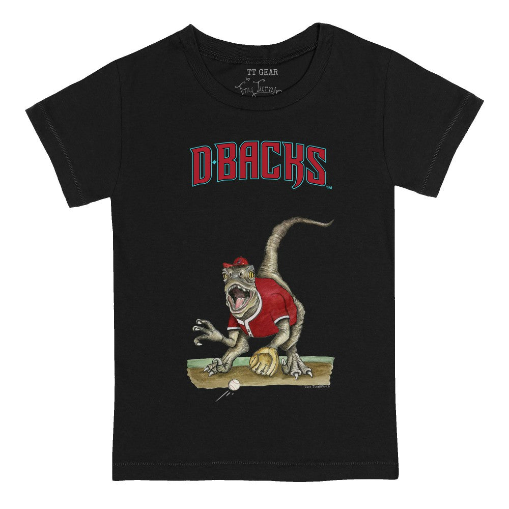 Arizona Diamondbacks Tiny Turnip Youth Velociraptor T-Shirt - Black