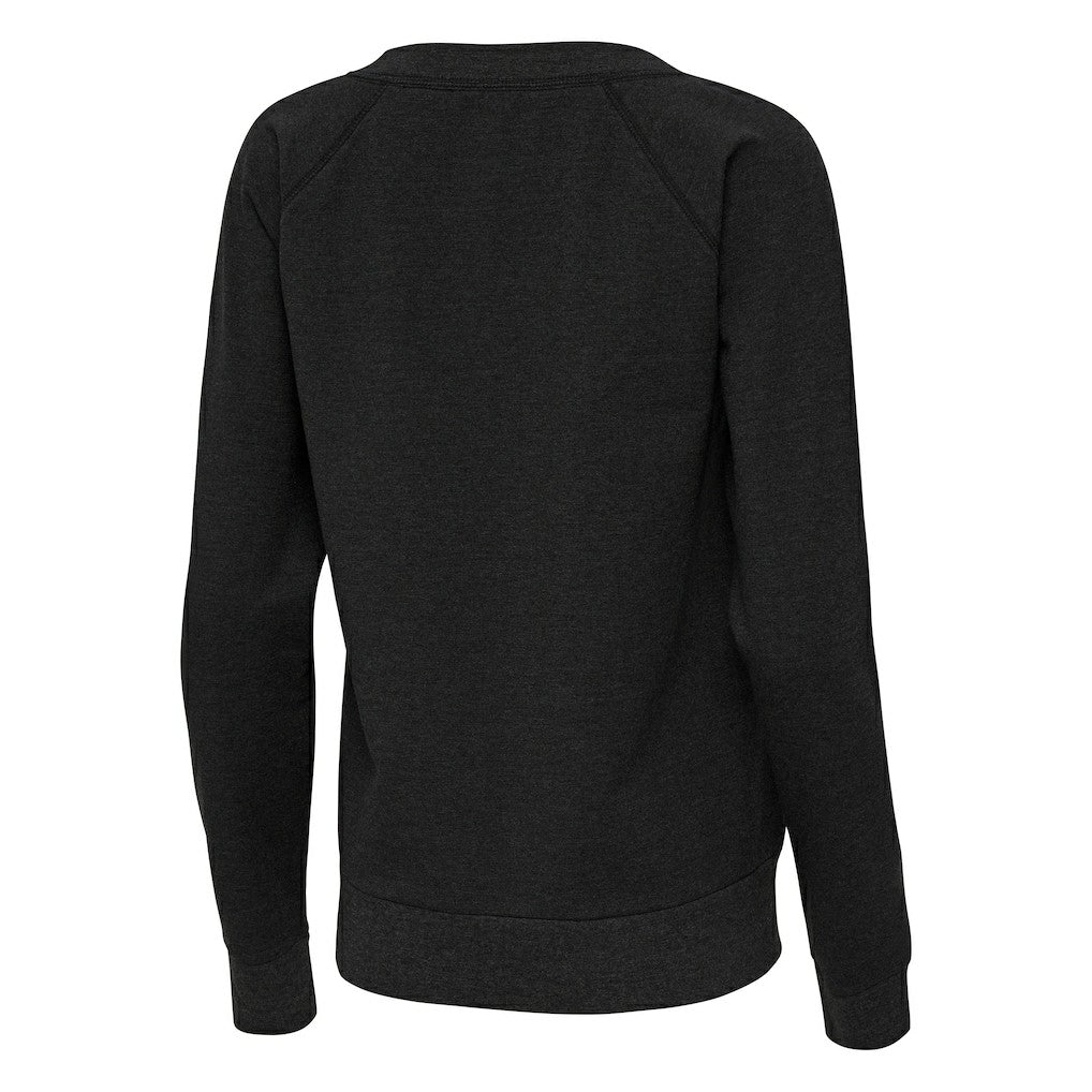 Baltimore Ravens Antigua Women's Varsity Tri-Blend V-Neck Long Sleeve T-Shirt - Heather Black discount