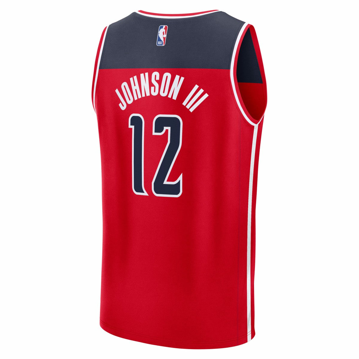 Tre Johnson III Washington Wizards 2025 NBA Draft First Round Pick Fast Break Replica Jersey - Icon Edition - Red | Fanatics shop