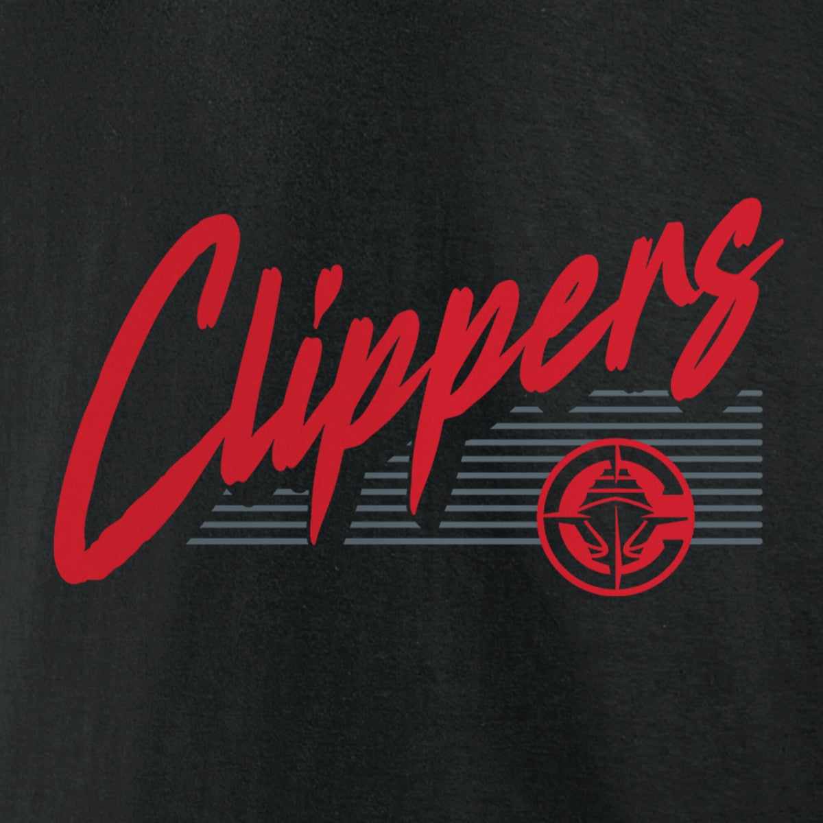 LA Clippers Color Block Slant Quick Strike T-Shirt - Black on sale
