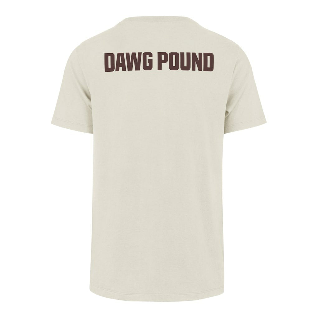 Cleveland Browns '47 Dawg Pound XL Backer Franklin T-Shirt - Cream sale