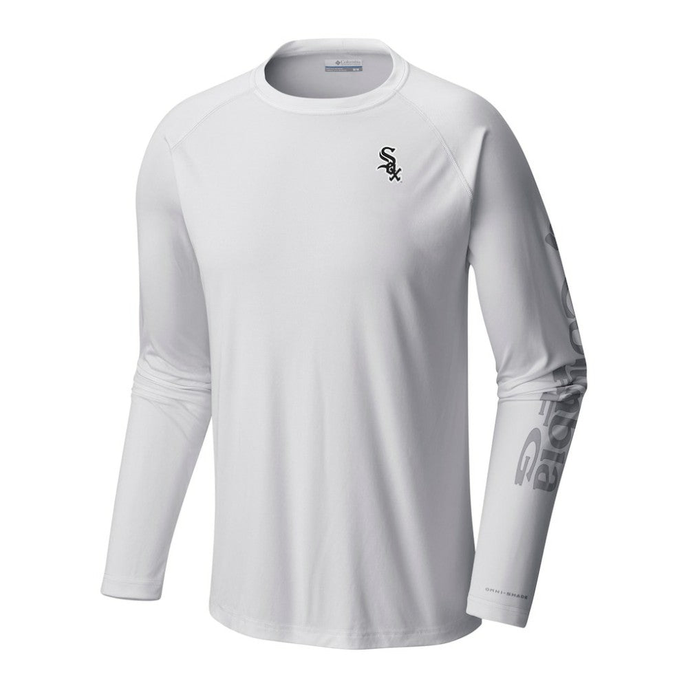 Chicago White Sox Terminal Tackle Long Sleeve Shirt - White | Columbia