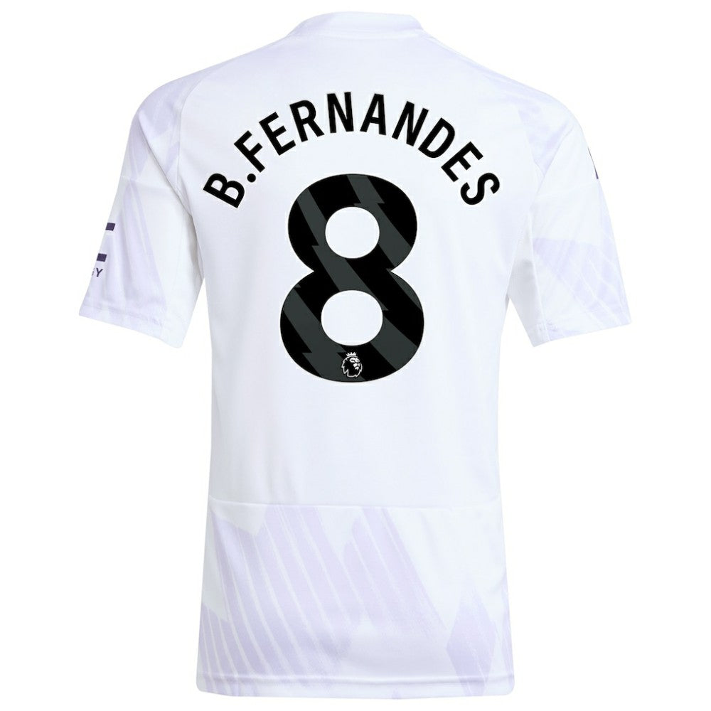 Bruno Fernandes Manchester United Youth 2025/26 Away Replica Player Jersey - White | Adidas online