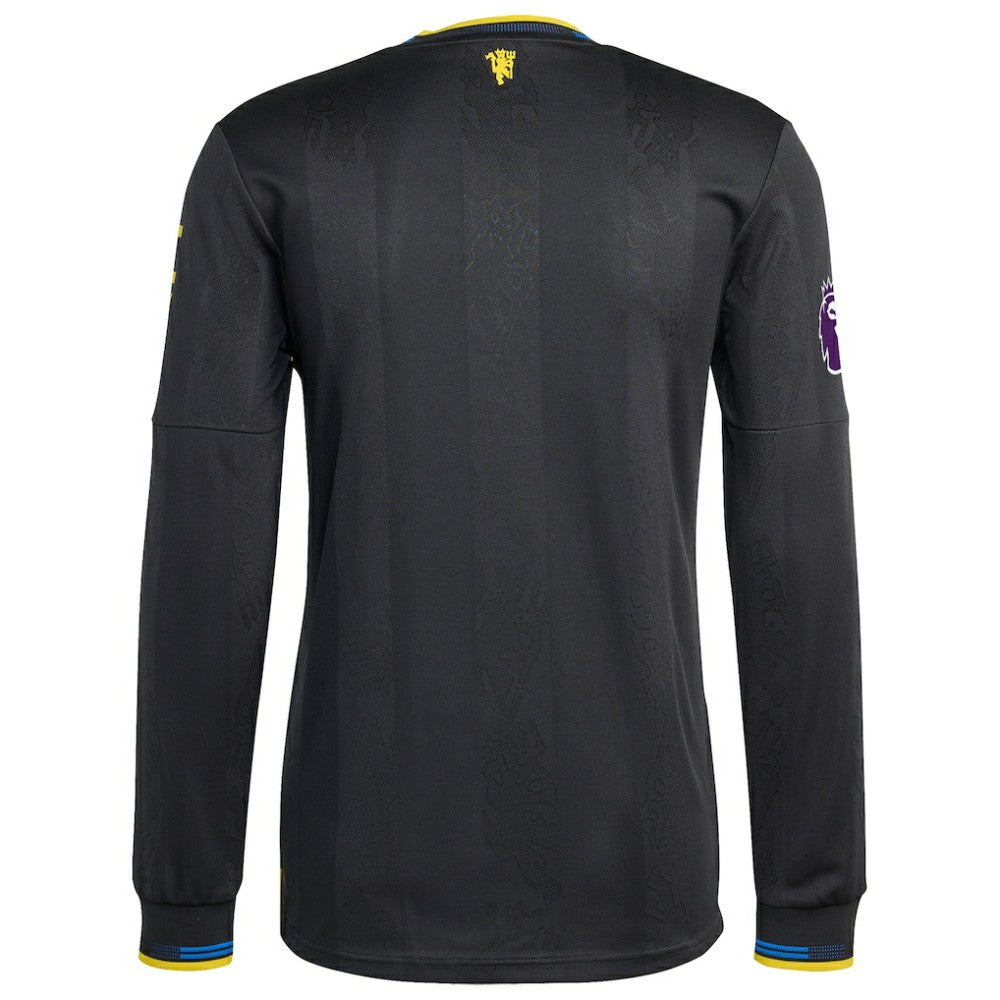 Manchester United 2025/26 Third Long Sleeve Jersey - Black | Adidas discount