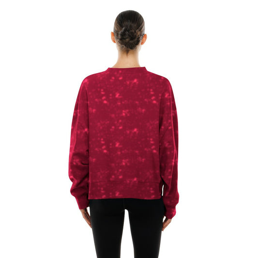 Cleveland Cavaliers Women's Throwback Collection Mineral Wash Crewneck Sweatshirt sale - Wine | New Era cheap