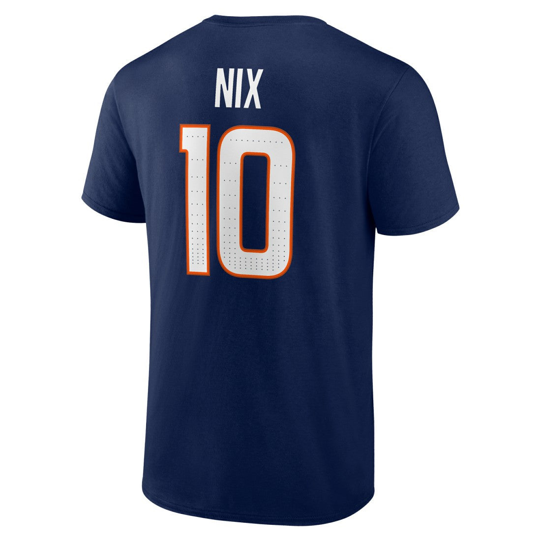 Bo Nix Denver Broncos Icon Name & Number T-Shirt - Navy outlet