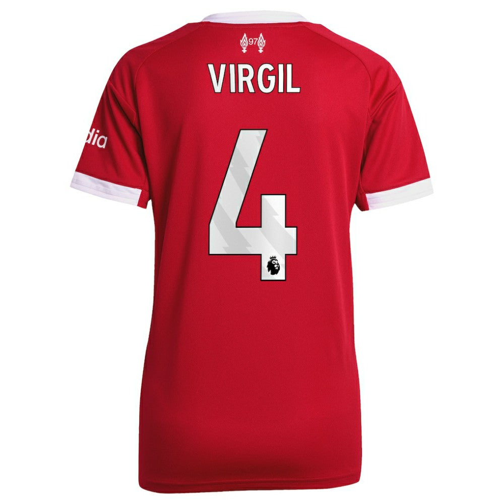Virgil van Dijk Liverpool Women's 2025/26 Home Replica Jersey - Red | Adidas for sale