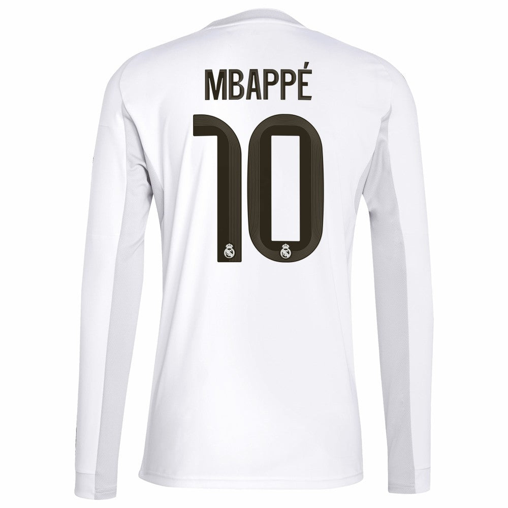 Kylian Mbappé Real Madrid 2025/26 Home Replica Player Jersey - White | Adidas outlet