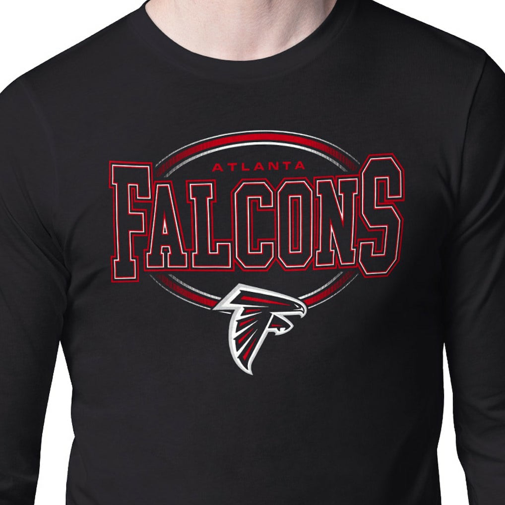 Atlanta Falcons Starter Team Track Graphic Long Sleeve T-Shirt - Black online