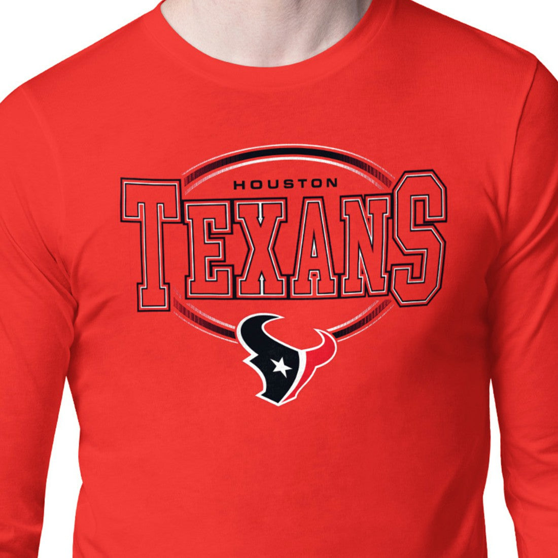 Houston Texans Starter Team Track Graphic Long Sleeve T-Shirt - Red online