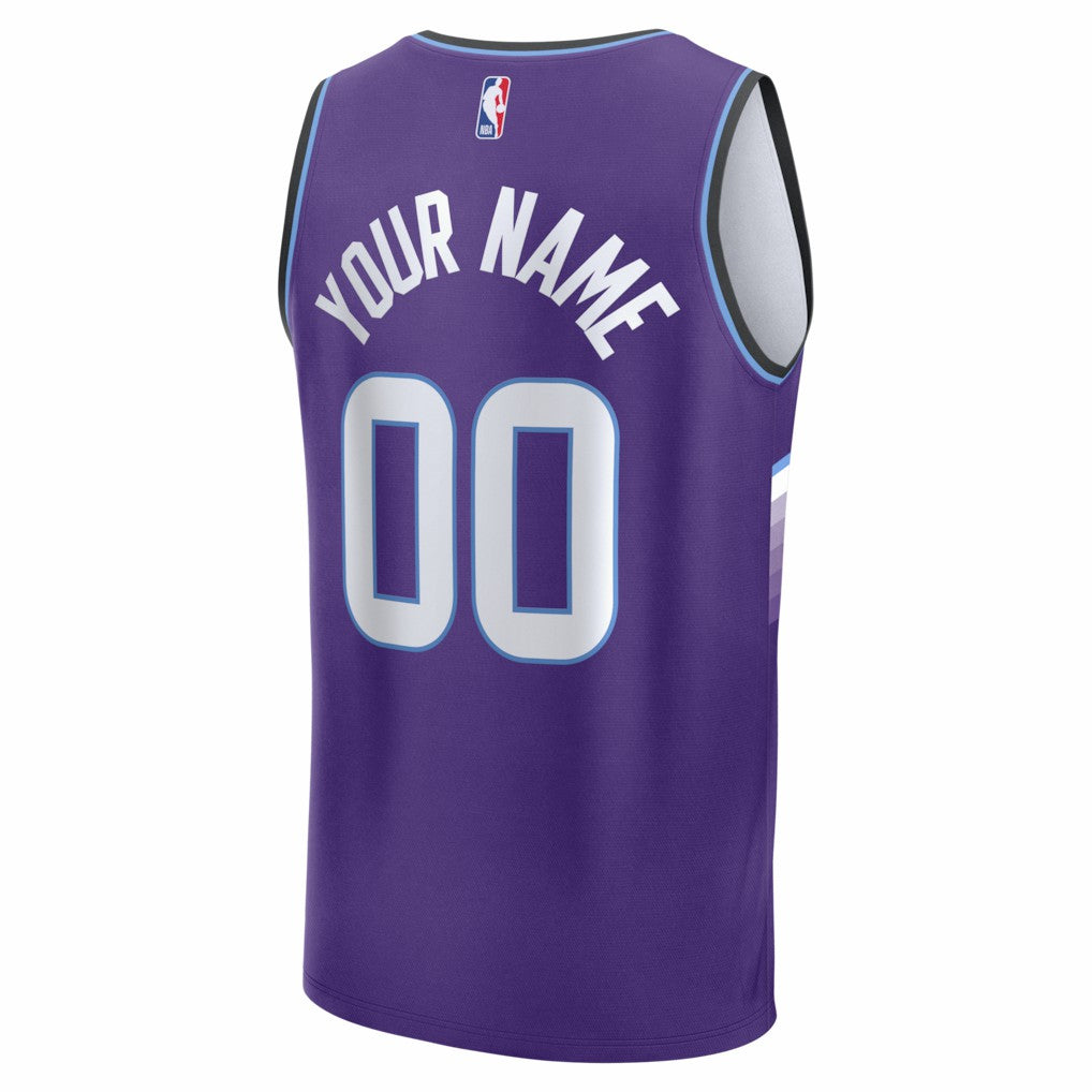 Utah Jazz Youth Fast Break Replica Custom Jersey - Icon Edition | Fanatics shop