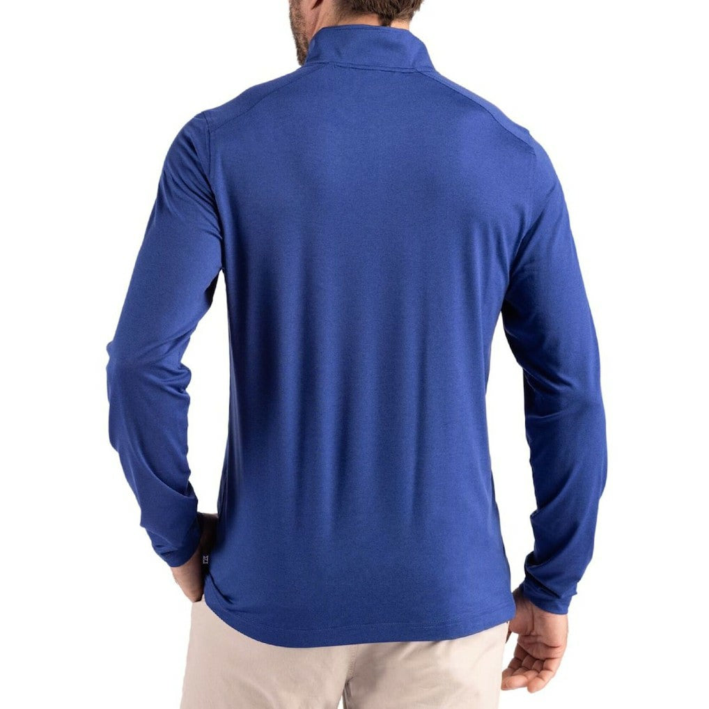 Indianapolis Colts Cutter & Buck Coastline Epic Comfort Recycled Quarter-Zip Pullover - Royal discount