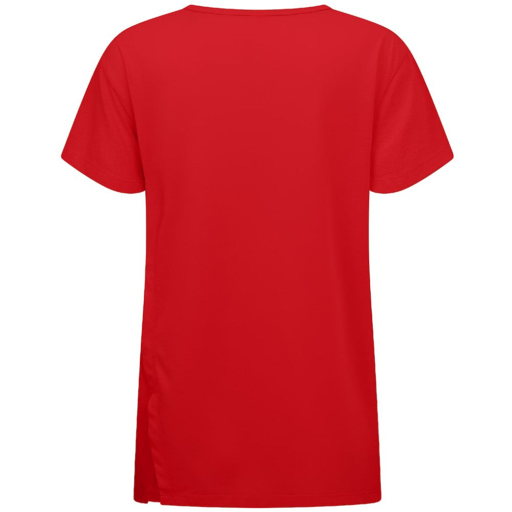 Washington Nationals Levelwear Women's Influx Banner Arch T-Shirt - Red