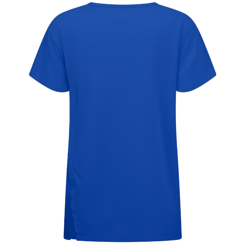 Los Angeles Dodgers Levelwear Women's Influx Banner Arch T-Shirt - Royal
