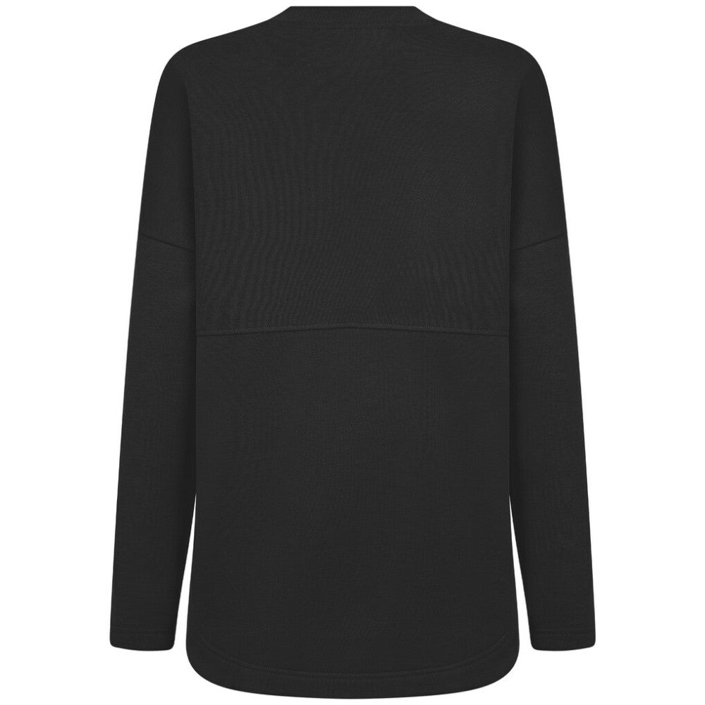 Pittsburgh Pirates Levelwear Women's Oversized Beaudry Sizzle Top - Black