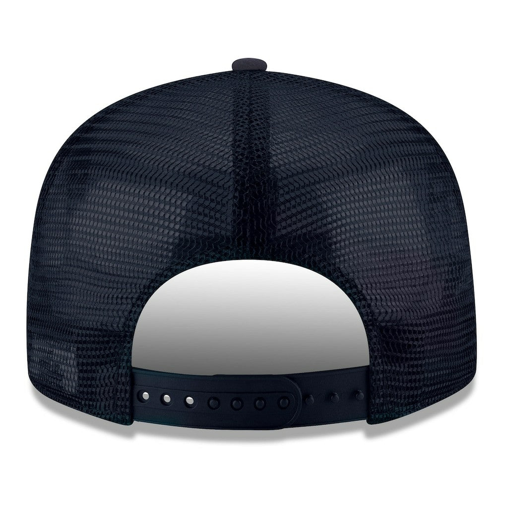 New Orleans Pelicans Core Logo Meshback 9FIFTY Snapback Hat - Navy | New Era outlet